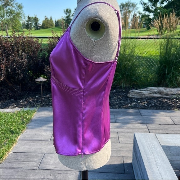 Esprit Purple Satin Tank Top - Picture 5 of 11